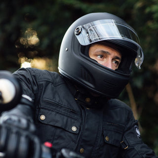 Merlin Revival Vintage Helmet Matt Black