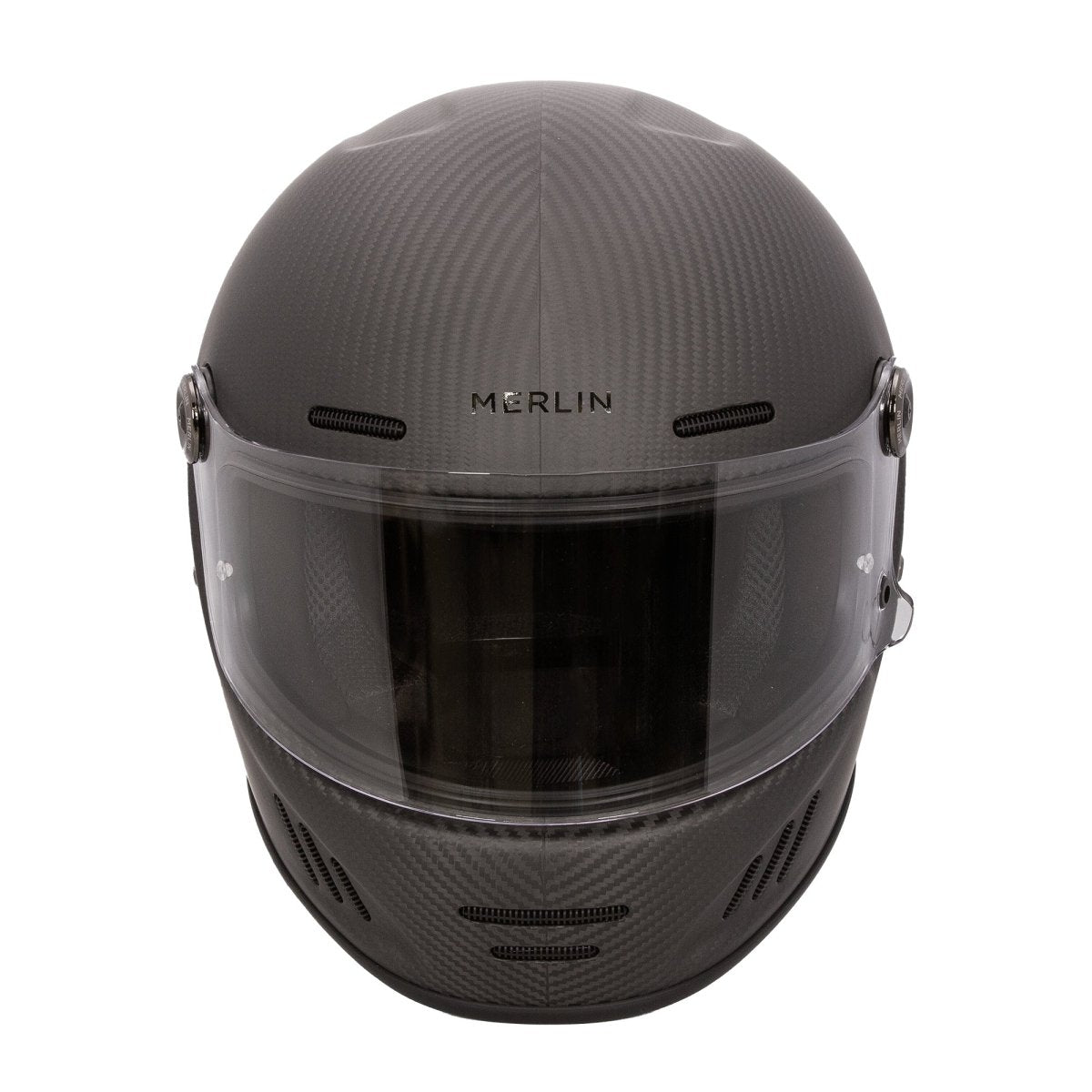 Merlin Revival Vintage Helmet Matt Carbon - available at Veloce Club