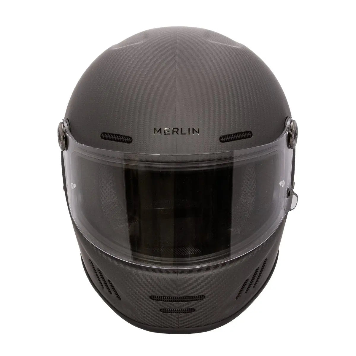 Merlin Revival Vintage Helmet Matt Carbon - available at Veloce Club