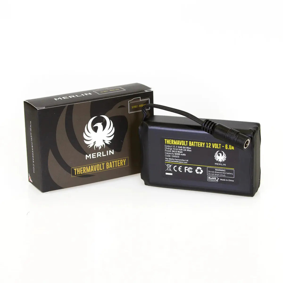 Merlin ThermaVolt Heated Garment Single Battery (6000mah) - available at Veloce Club