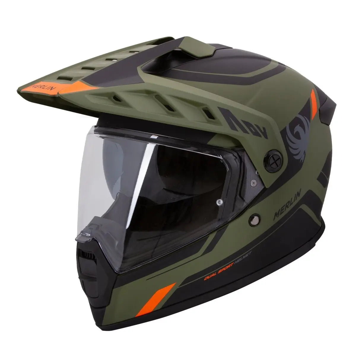 Merlin Torres Adventure Helmet in Block Matt Green | Veloce Club