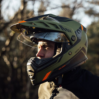 Merlin Torres Adventure Helmet in Block Matt Green