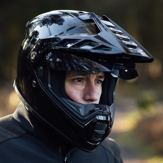 Merlin Torres Adventure Helmet in Gloss Black