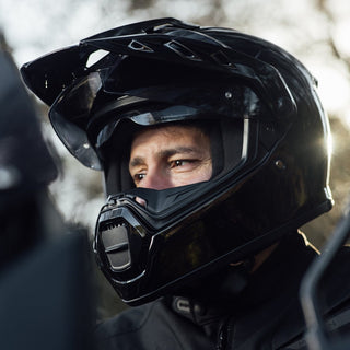 Merlin Torres Adventure Helmet in Gloss Black