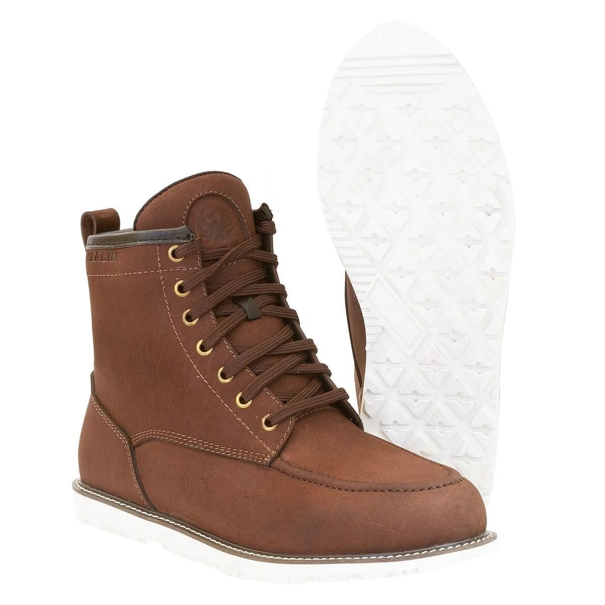 Merlin Worker Moc Toe Waterproof Boot Brown