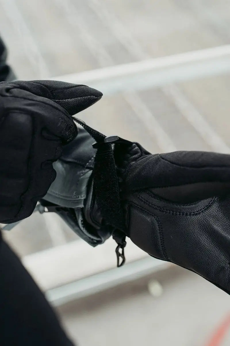 MotoGirl Amina Gloves Black - available at Veloce Club