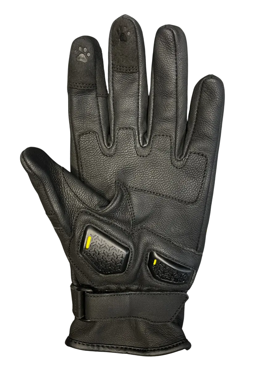 MotoGirl Bessie Gloves in Black