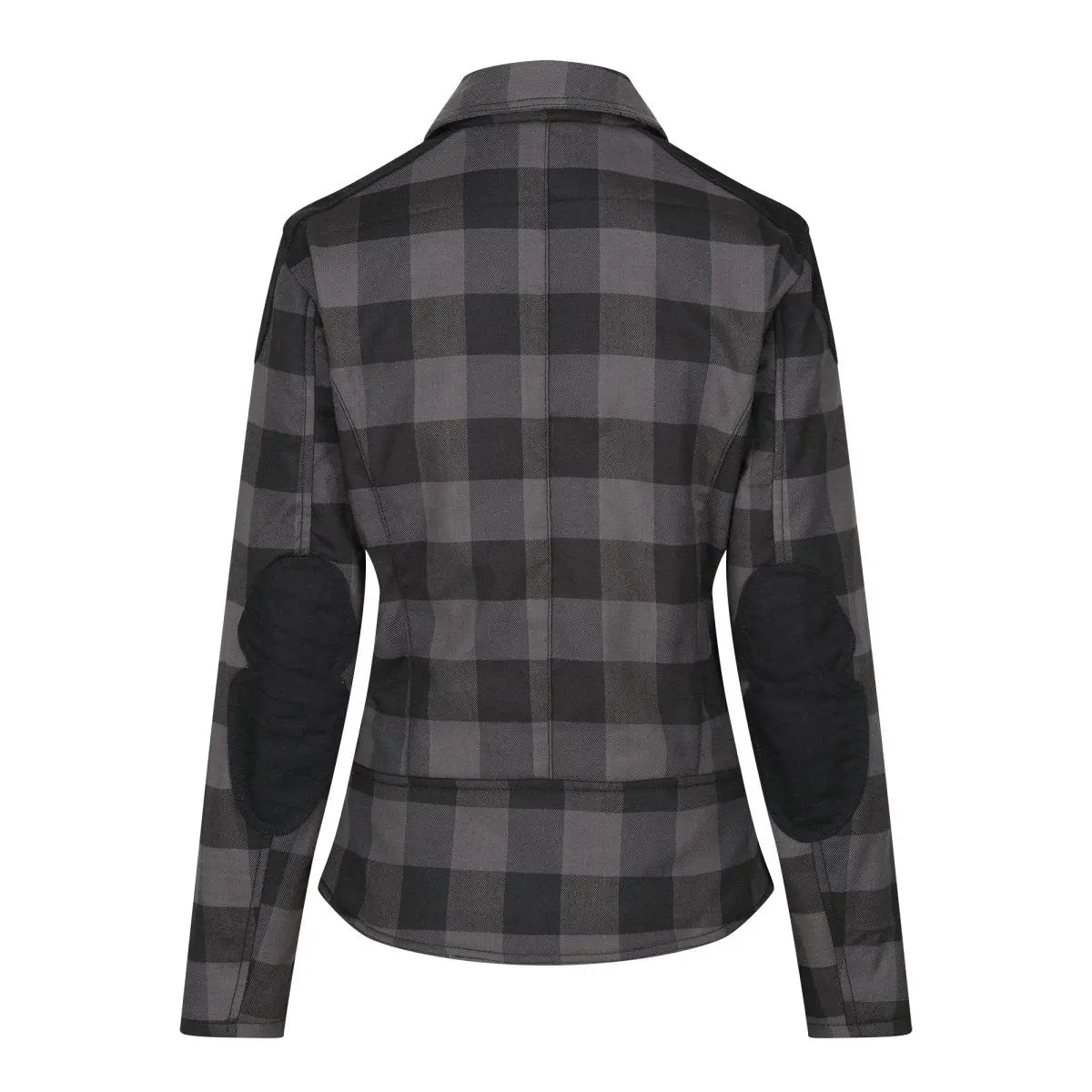 MotoGirl Jessie Flannel Jacket in Grey