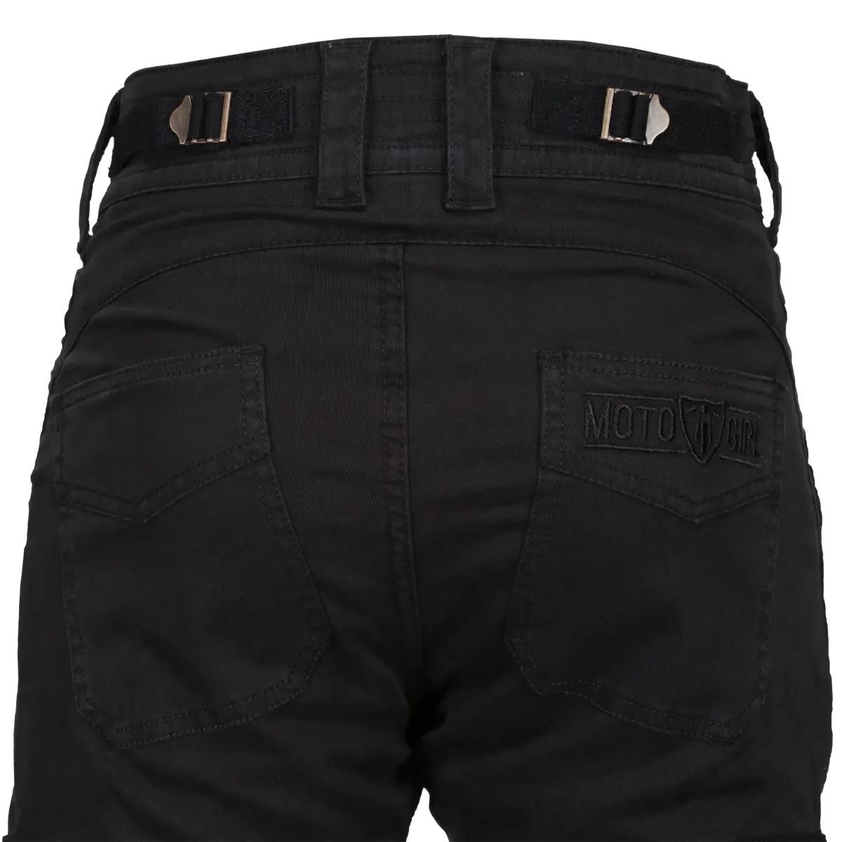 MotoGirl Lara Cargo trousers in Black