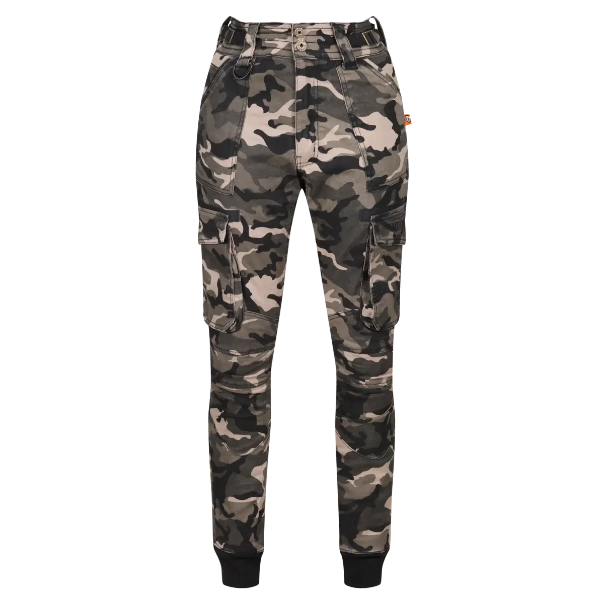 MotoGirl Lara Cargo trousers in Camo