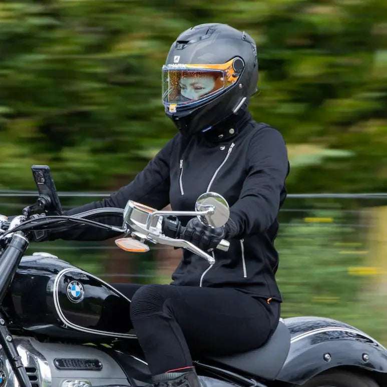 MotoGirl Sherrie Jacket in Black | Veloce Club