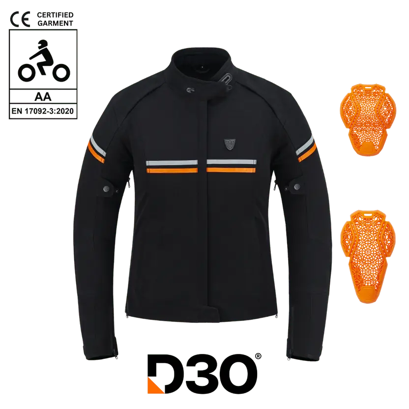 MotoGirl Vanessa Jacket in Black
