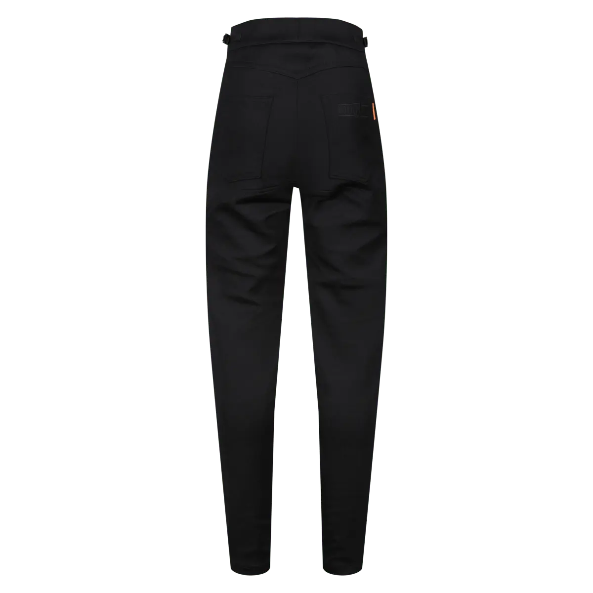MotoGirl Nimi Zip Trousers in Black available at Veloce Club