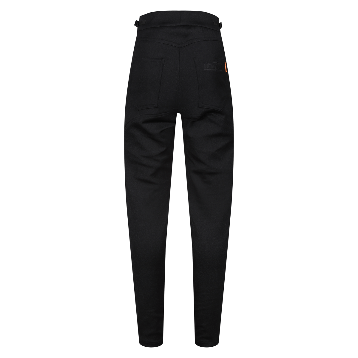 MotoGirl Nimi Zip Trousers in Black available at Veloce Club
