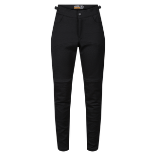 MotoGirl Nimi Zip Trousers in Black available at Veloce Club