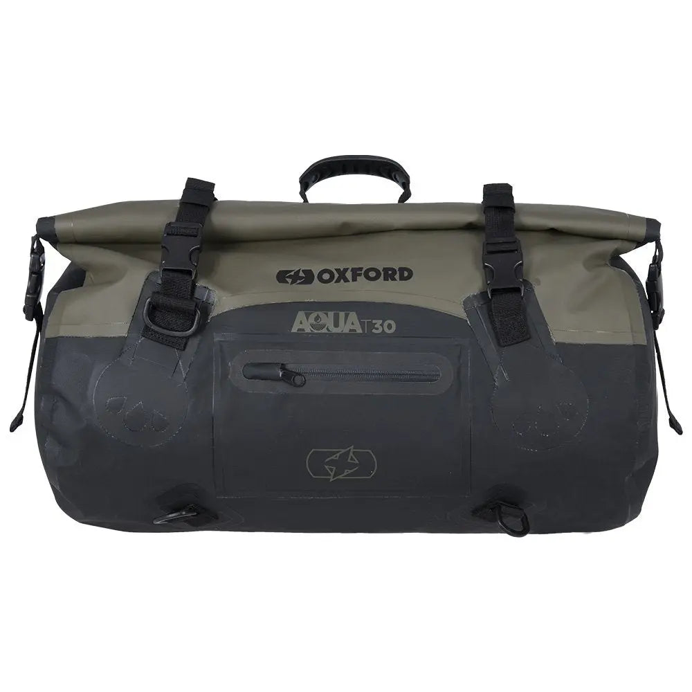 Oxford Aqua T - 30 Roll Bag in Black and Khaki