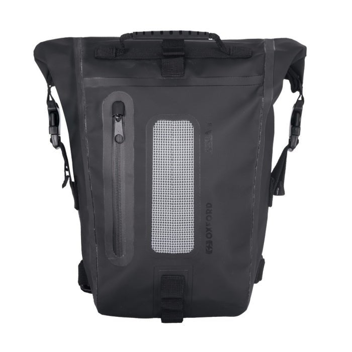 Oxford Aqua T8 Tail Bag in Black - available at Veloce Club