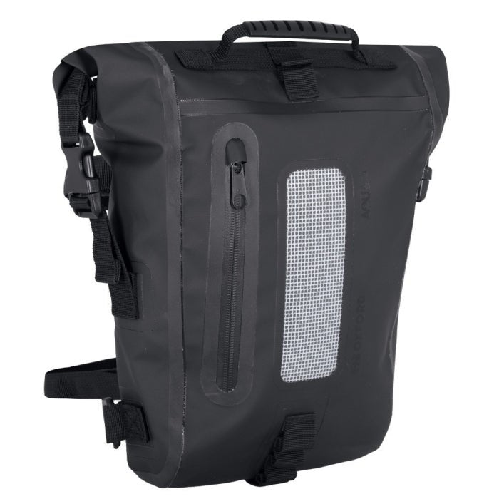 Oxford Aqua T8 Tail Bag in Black - available at Veloce Club