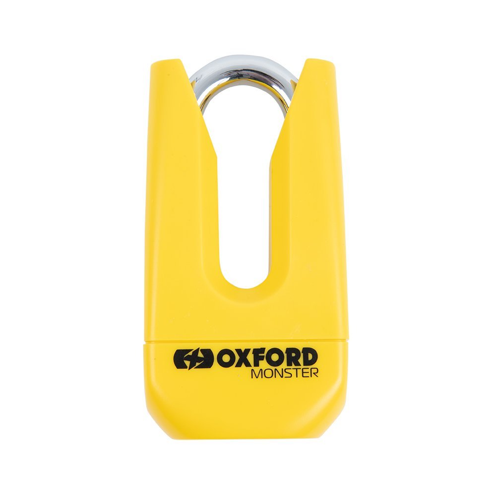 Oxford Monster 11mm Disc Lock in Yellow