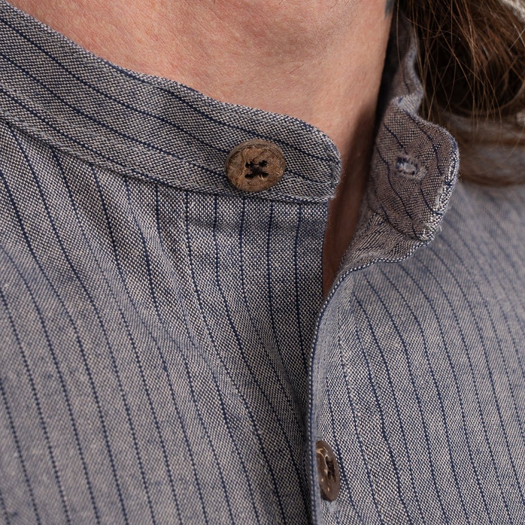 Pike Brothers 1923 Buccanoy Shirt Grey Striped | Veloce Club