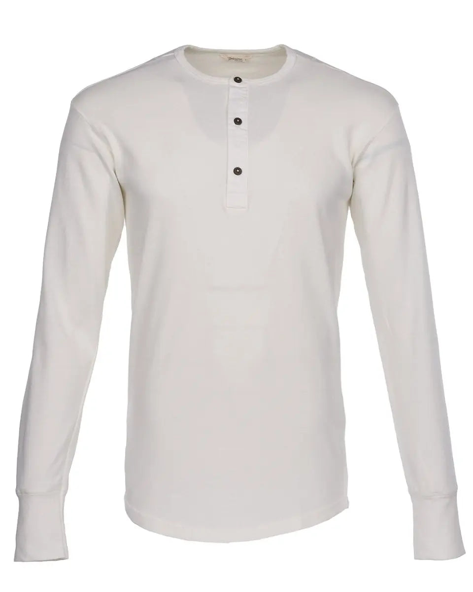 Pike Brothers 1927 Henley Shirt Ecru - available at Veloce Club