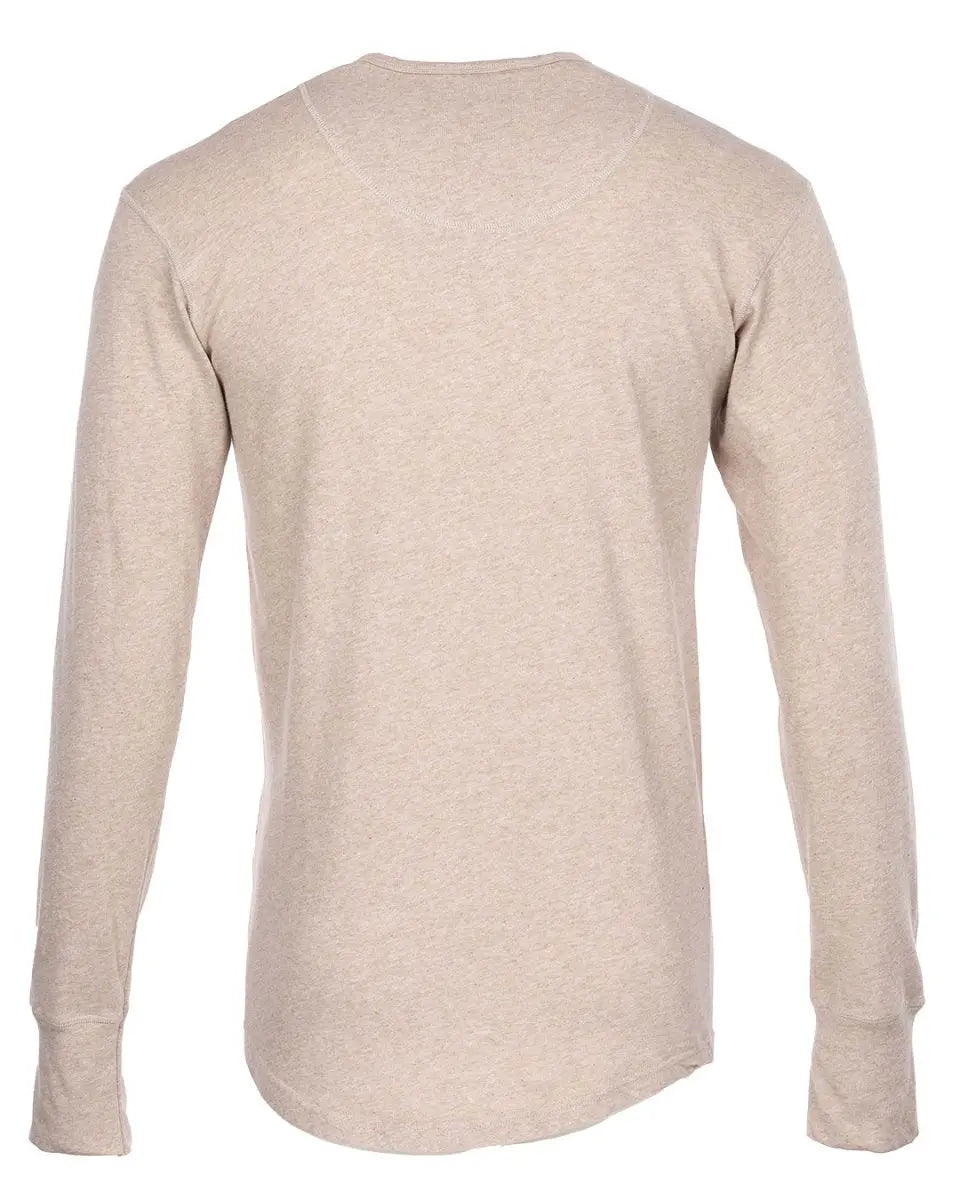 Pike Brothers 1927 Henley Shirt Long Sleeve in Oatmeal - available at Veloce Club