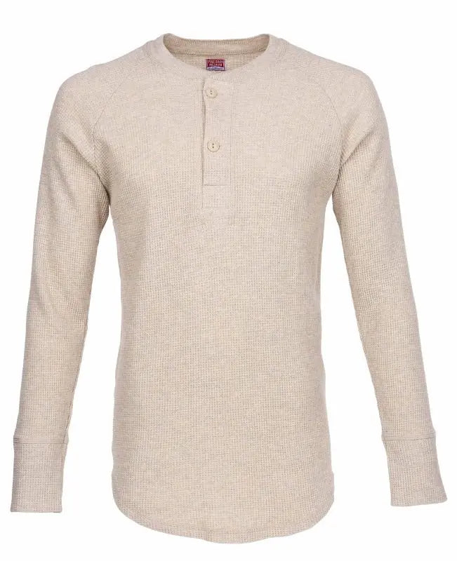 Pike Brothers 1936 Waffle Shirt Natural - available at Veloce Club