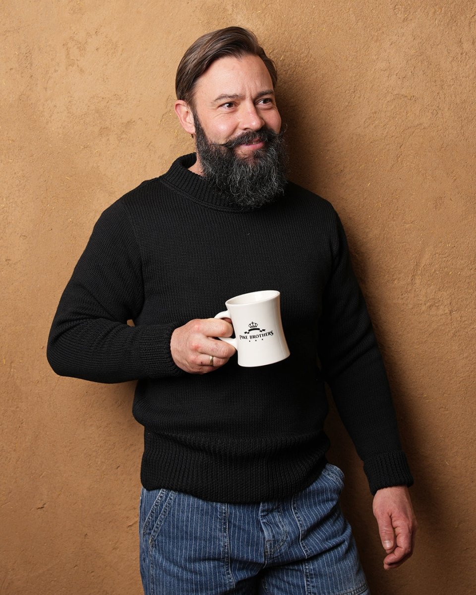 Pike Brothers 1941 USN Seaman Sweater Black | Veloce Club