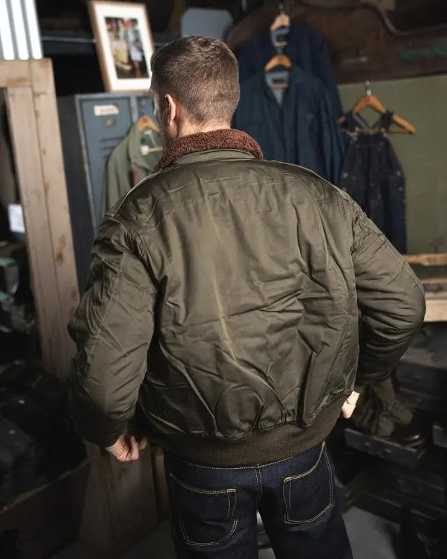 Pike Brothers 1943 B10 Flight Jacket Olive Drab