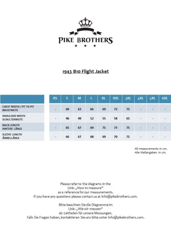 Pike Brothers 1943 B10 Flight Jacket Olive Drab