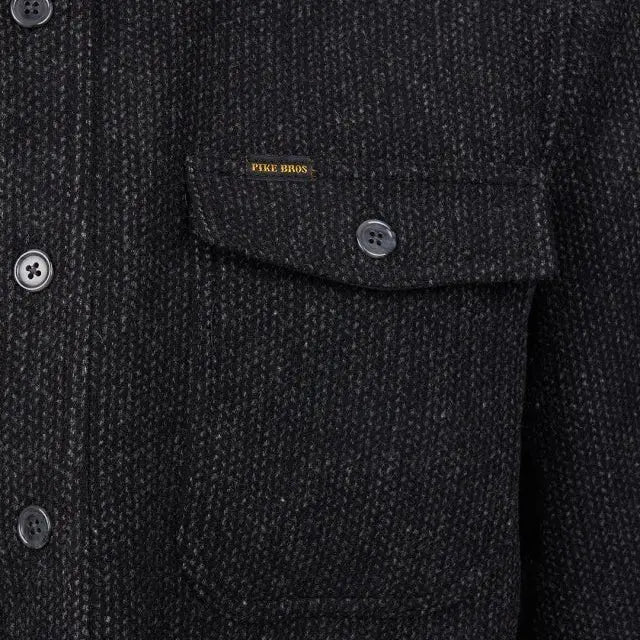 Pike Brothers 1943 CPO Shirt Atlanta Grey Wool - available at Veloce Club