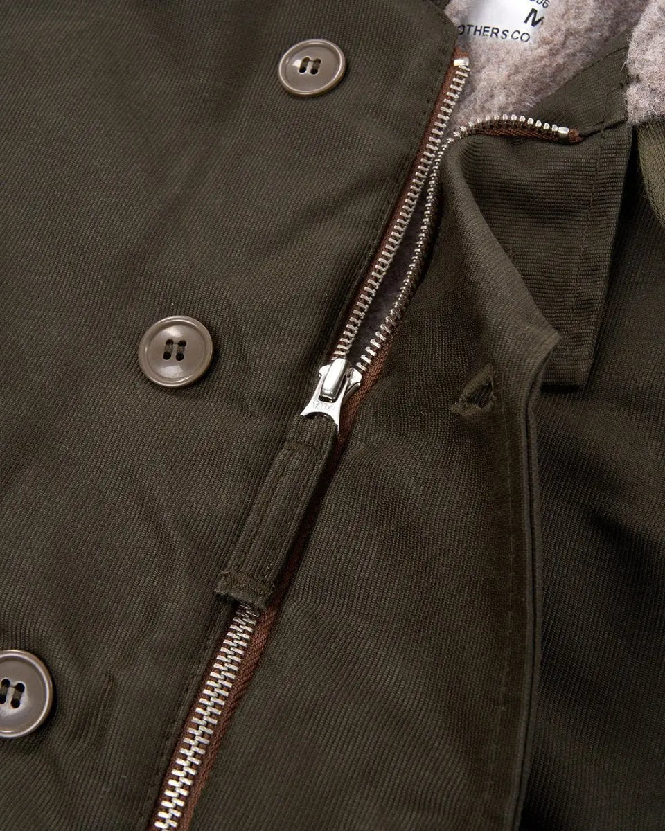 Pike Brothers 1944 N1 Deck Jacket Waxed Olive | Veloce Club