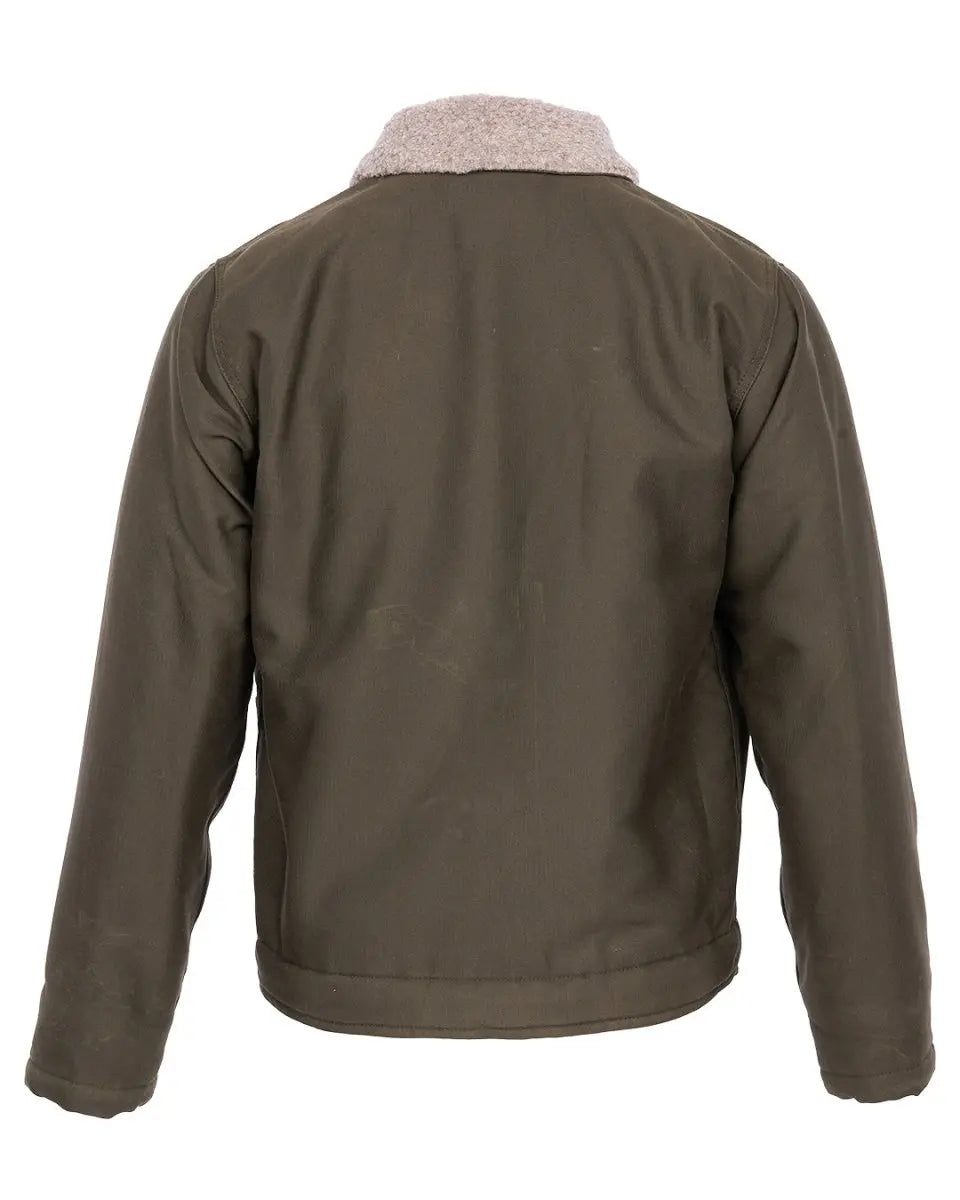 Pike Brothers 1944 N1 Deck Jacket Waxed Olive - available at Veloce Club
