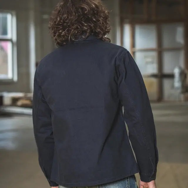 Pike Brothers 1962 OG - 107 Shirt Navy - available at Veloce Club