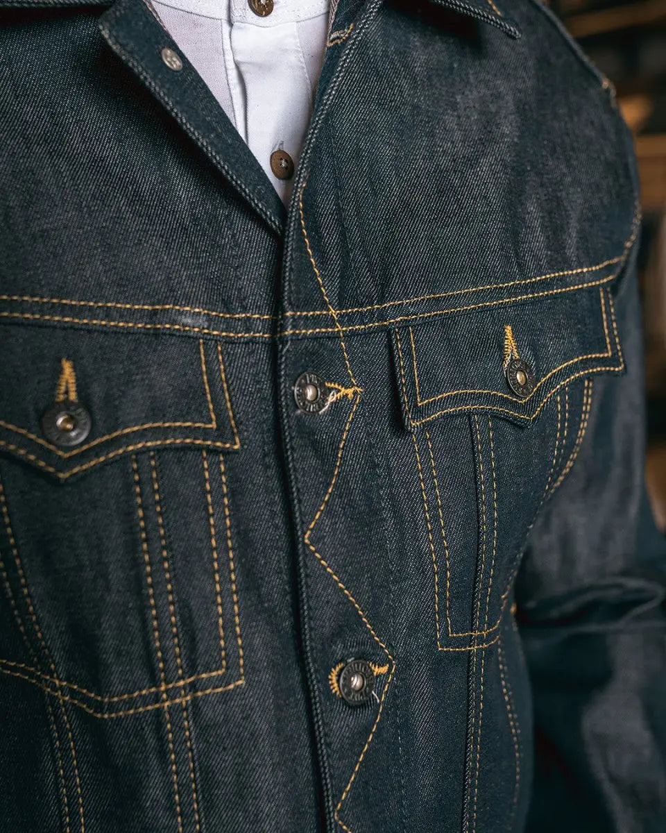 Pike Brothers 1963 Roamer Jacket 11oz metal - available at Veloce Club