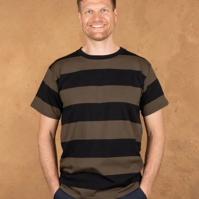 Pike Brothers 1969 Sports T-shirt Rockledge Olive - available at Veloce Club
