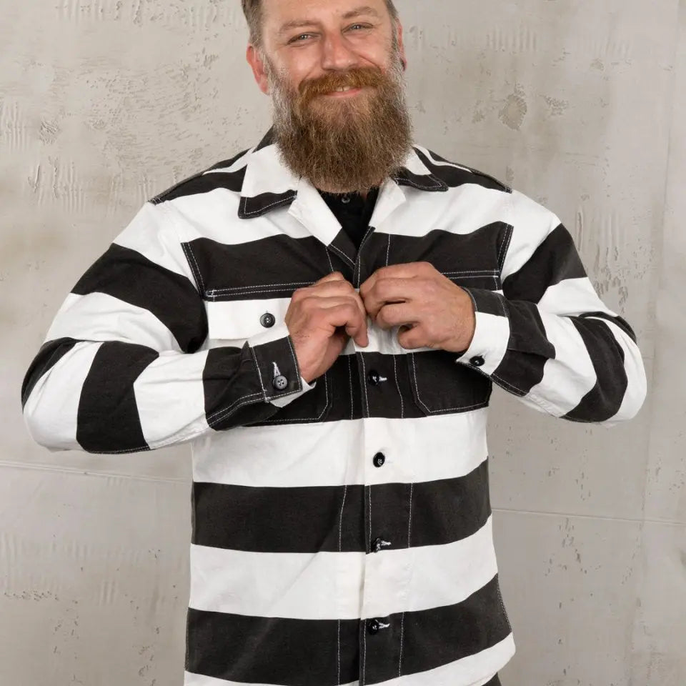 Pike Brothers OG-107 Shirt Alcatraz White