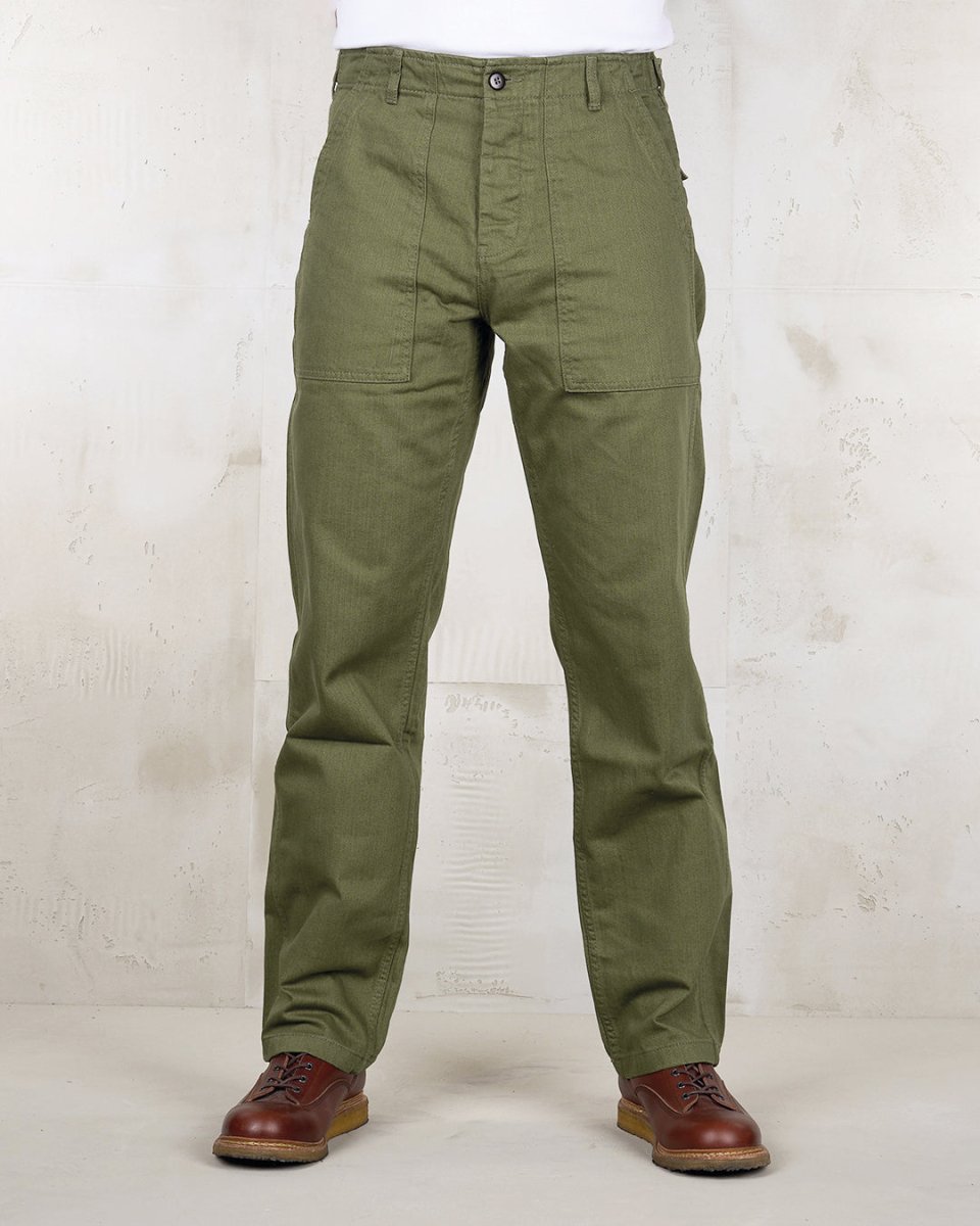 Pikes Brothers 1962 OG - 107 Pant Olive - available at Veloce Club
