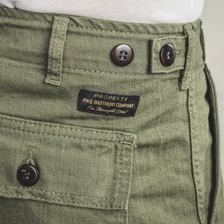 Pikes Brothers 1962 OG - 107 Pant Olive - available at Veloce Club