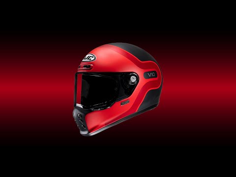 Load video: HJC V10 Grape MC7SF Helmet in Gold