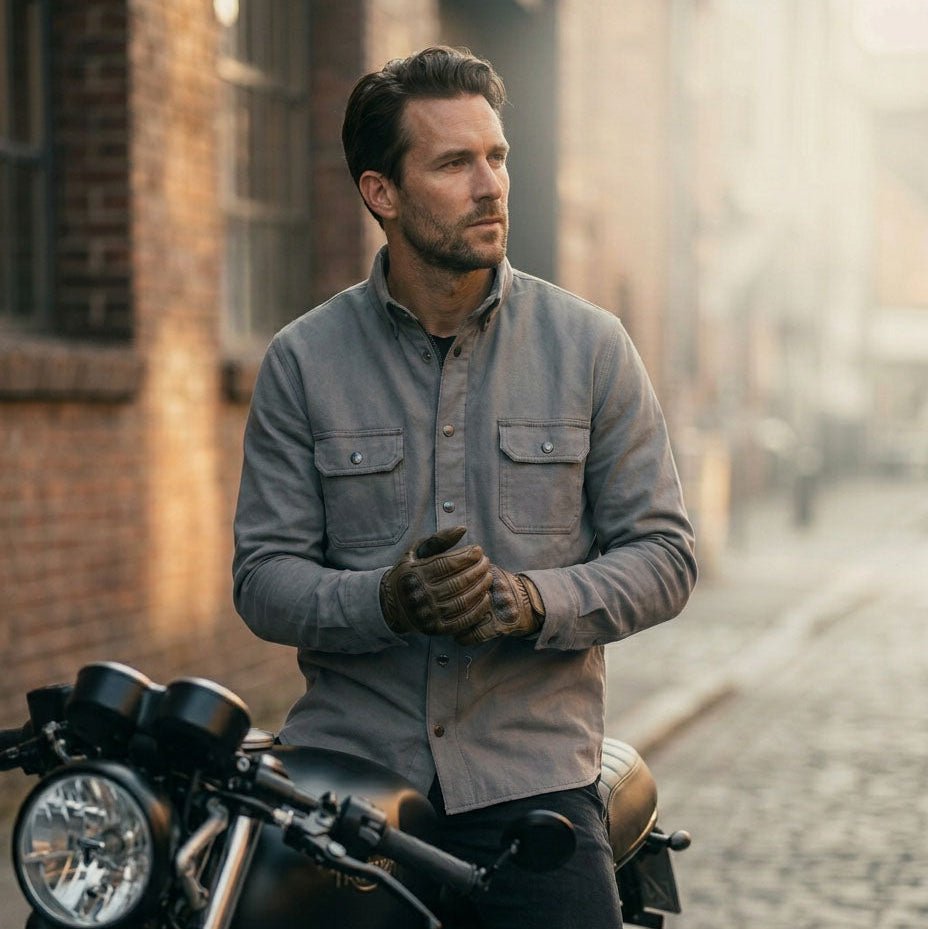 Resurgence Gear Kingston AAA Moto Shirt Charcoal