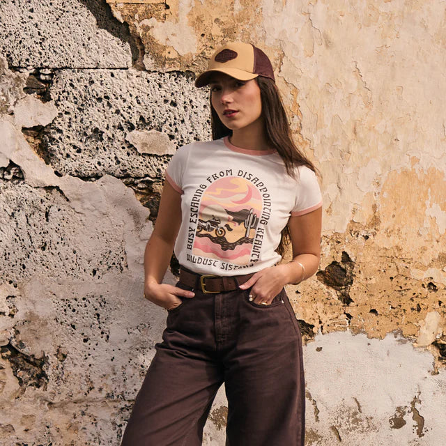 Wildust Sisters Desert Ride Ringer T-Shirt | Veloce Club
