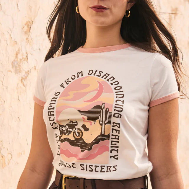 Wildust Sisters Desert Ride Ringer T-Shirt | Veloce Club