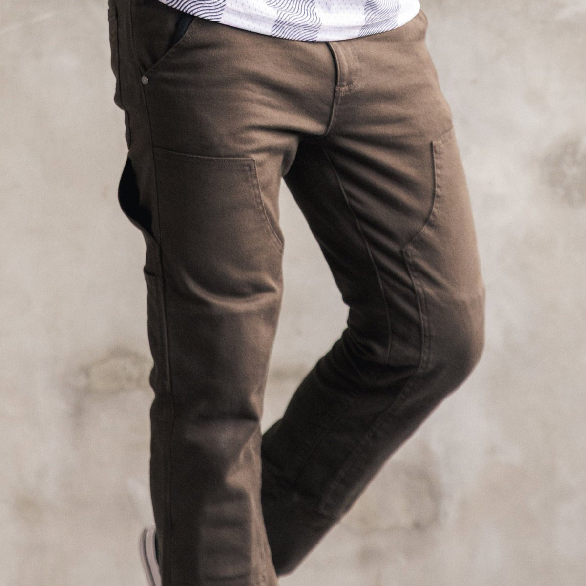Silk Road Carpenter Motorcycle Trousers in Brown