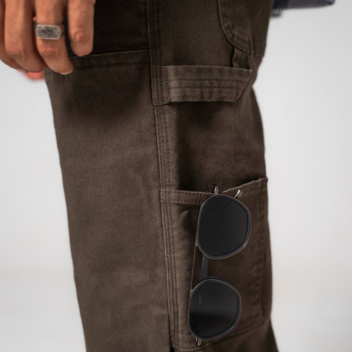 Silk Road Carpenter Motorcycle Trousers in Brown