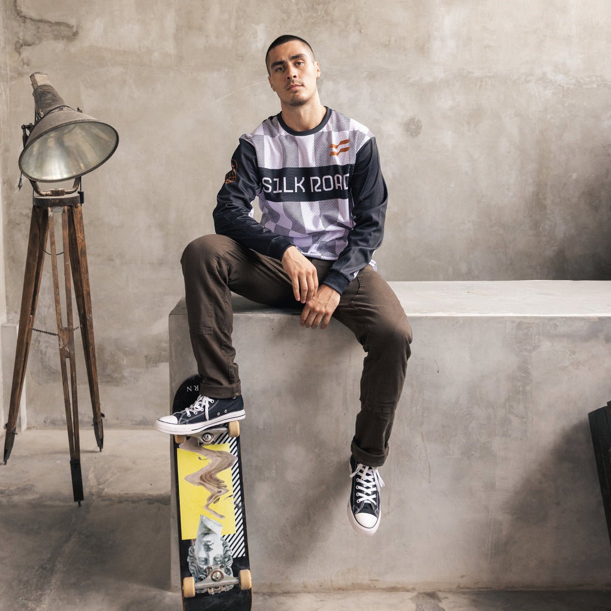 Silk Road Carpenter Motorcycle Trousers in Brown