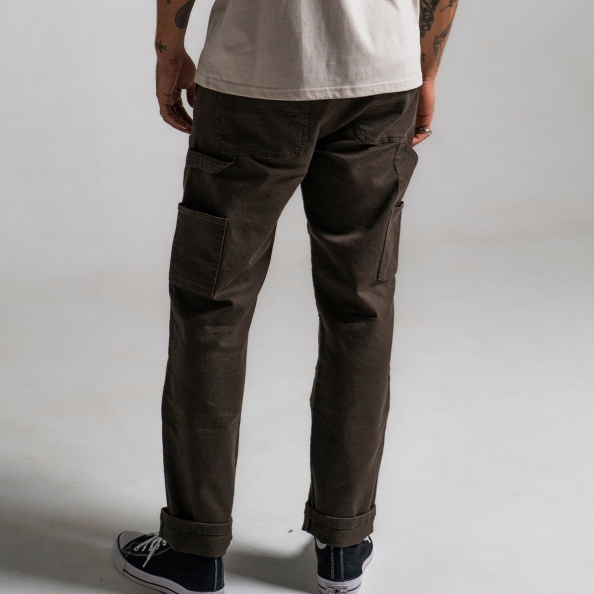 Silk Road Carpenter Motorcycle Trousers in Brown