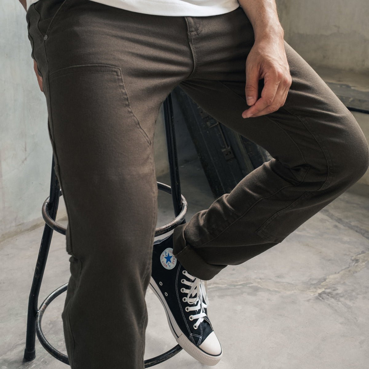 Silk Road Carpenter Motorcycle Trousers in Brown