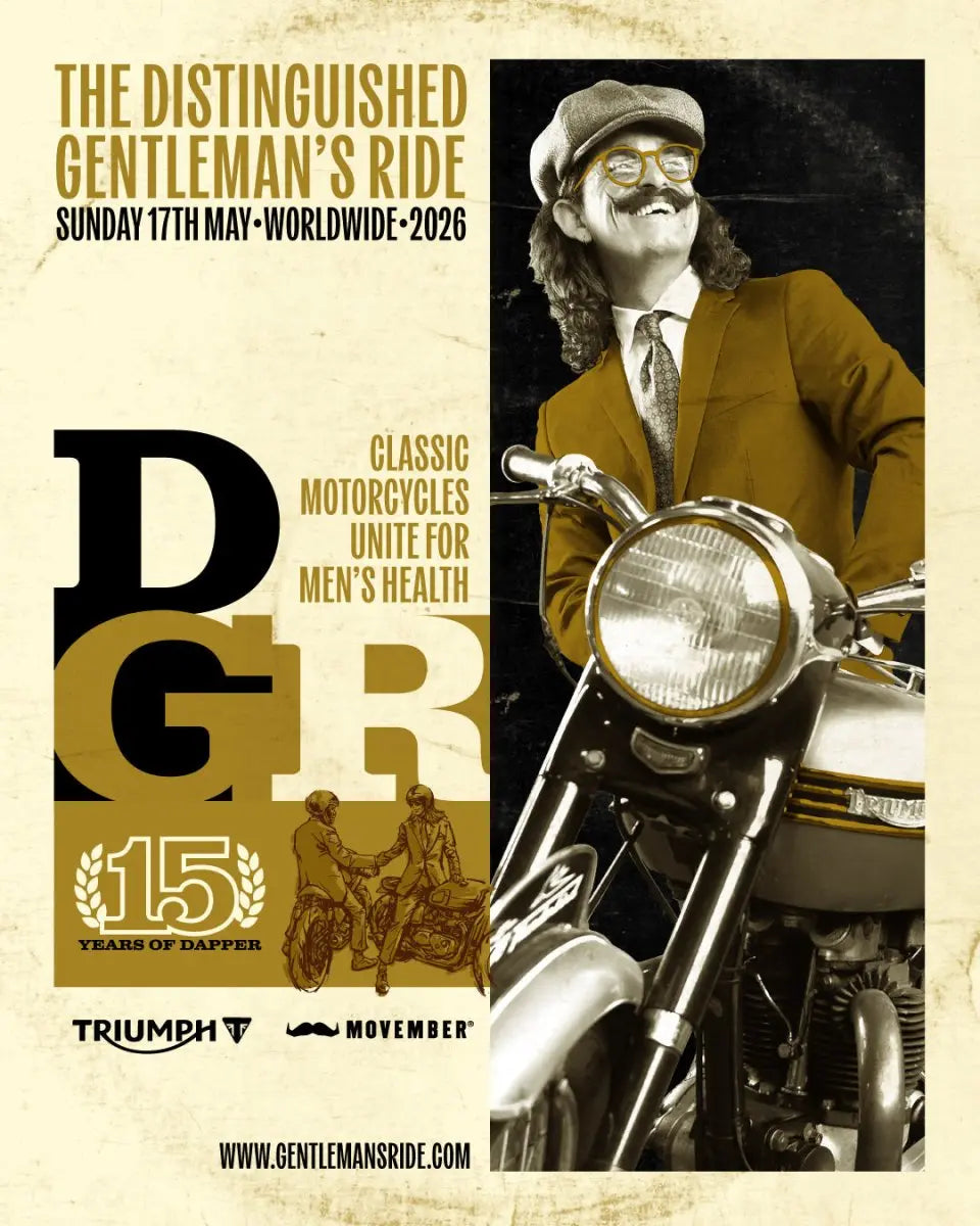 Sun 17 May: The Distinguished Gentleman's Ride Veloce Club