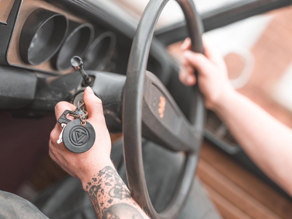 Veloce Club Round 01 Motorcycle Keyring | Veloce Club